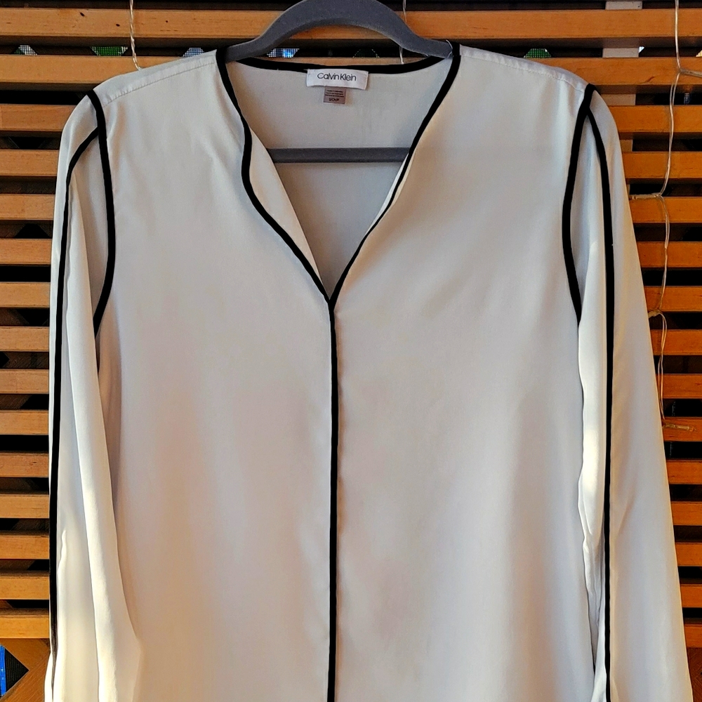 White Calvin Klein blouse